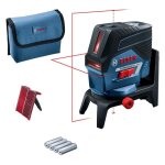 Laser points et lignes gcl 2 - 50 c professional + 4 piles 1, 5 v + adaptateur bosch 0601066g00