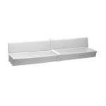 Lavabo collectif duo 100x37 cm blanc jacob delafon en290 - 00
