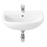 Lavabo polo plus perc� 1 trou blanc 60 x 45 cm roca a32519l000