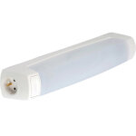 Rglette salle de bain eo s19 sans source lumineuse blanc ssl interrupteur pc 2p + t lebenoid 055215 ...