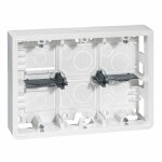 Cadre saillie mosaic pour 4, 5 ou 2 x 2 modules profondeur 46 mm legrand 080276 blanc