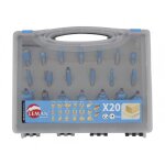 Coffret de 20 mches de dfonceuse def. 428. 20 leman 428. 700. 20