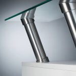 Lmc group console inclin�e de snack inox diam�tre 50 mm hauteur 202 mm lmc con820in