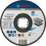 Lot de 10 disques tronçon x - lock mtx et inox 125x1x22, 23mm - bosch - 2 608 619 267 Lot de 10 disques tronçon x - lock mtx et inox 125x1x22, 23mm - bosch - 2 608 619 267