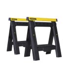 Lot de 2 pices de trteaux pliables tlescopiques - stanley - stst1 - 70559