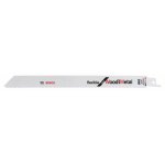 Lot de 5 lames de scie sabre pour le bois et mtal s1122hf 225mm - bosch - 2608656021