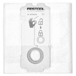 Lot de 5 sacs filtre selfclean sc - fis - ct mini / midi - 2 / 5 / ct15 festool 204308