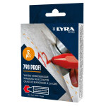 Lyra germany boite de 12 craies � la cire 95 x 12 rouges lyra l4880017 rouge