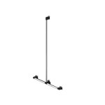 Main courante de douche en t rugao en acier inoxydable - akw - 12014gr - ls Main courante de douche en t rugao en acier inoxydable - akw - 12014gr - ls