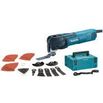 Dcoupeur - ponceur multifonction 320w en coffret makpac 2 + accessoires makita tm3010cx3j