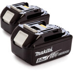 Pack de 2 batteries 18 v makstar li - ion bl1850b 5. 0 ah - makita - pack2bat5li