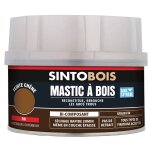Mastic � bois sintobois fin ch�ne 570 g - sinto 33801 ch�ne fonc�