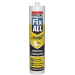 Mastic colle fix all turbo blanc cartouche 290 ml soudal 121923 blanc
