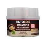 Mastic sans styrne sintobois chne clair 550 g + 30 g sinto 33751 chne clair