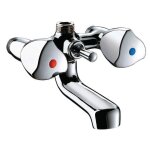 M�langeur bain / douche bicommande bec fixe 1 / 2 delabie d2408