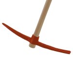 Mermier 1889 pioche terrassier essentiel en acier 2, 5kg avec manche bois brut 90cm - mermier - 985106 ...
