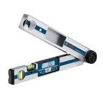 Mesureur d'angle digital 1, 5v gam 220 mf professional + 4 piles aa - bosch - 0601076600