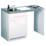 Meuble sous �vier lave vaisselle 120 avec jambage aquarine 200154