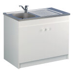 Meuble sous �vier liberty 800x600 2 portes aquarine 200183