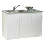 Meuble sous vier sim'nf 1200 x 600 3 portes neova s12n03120