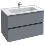 Meuble sous plan - vasque tolbiac 80 cm 2 tiroirs gris jacob delafon eb2352 - ngy gris