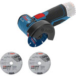 Meuleuse d'angle 12 v gws 12 - 76 professional (sans batterie ni chargeur) en carton bosch 06019f2000 ...