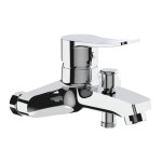 Mitigeur bain - douche nova + laiton chrom cartouche c2 garis