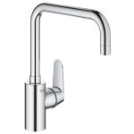 Mitigeur d'vier eurodisc cosmopolitan bec haut pivotant grohe 32259003