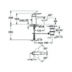 Mitigeur de lavabo monocommande taille m eurosmart cosmopolitan - grohe - 23325000 Mitigeur de lavabo monocommande taille m eurosmart cosmopolitan - grohe - 23325000