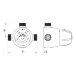 Mitigeur thermostatique centralis premix confort 3 / 4'' dbit 55 - delabie - 731002