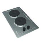 Plaque de cuisson lectrique 2 feux avec manettes domino mt + moderna mtad031z00