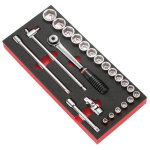 Module mousse douilles 1 / 2'' 6 pans mtriques s. 161b - facom - modm. s1apb