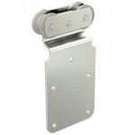 Monture avec galet delrin fixation sur plateau pour rail 5040 capacit� 150 kg mantion 0251d