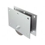 Monture gorge carr�e galet fonte sur roulements � billes 250 kg mantion 0990gc