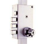 Serrure multipoints en applique s�rie 448 coloris blanc a2p * gauche mottura 30448as5nxhafs