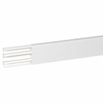 Moulure dlplus 75 x 20 mm 3 compartiments longueur 2, 1 m blanc legrand 030033 blanc
