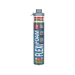 Mousse pu flexifoam gun bleu click & fix 750 ml rt2012 soudal 118318 bleu