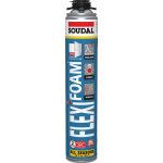 Mousse pu flexifoam gun bleu gun vis a�rosol 750 ml rt2012 soudal 117472 bleu