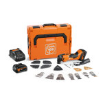 Multimaster 18v amm 500 plus top + 2 batteries 4ah + chargeur rapide + coffret l - boxx - fein - 71293861000 ...