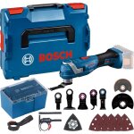 Outil oscillant 18v gop 18v - 34 (sans batteri ni chargeur) + kit accessoires en coffret l - boxx - bosch ...