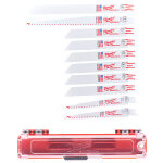 Pack de 10 lames pour scie sabre sawzall 150 � 230 mm milwaukee 49222211
