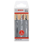 Pack de 15 lames de scie sauteuse pour le bois bosch 2607011436