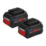 Pack 2 batteries 18 v procore 8. 0 ah bosch