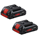 Pack de 2 batteries procore 18v - 4ah - bosch - pack2bat4pr
