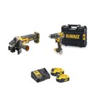 Pack2 outils 18 v xr (dcd791 + dcg405) + 2 batteries 5 ah + chargeur + coffret t - stak dewalt dck2020p2t ...