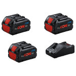Pack de 3 batteries procore 18v 8ah + chargeur gal18v - 160 - bosch - 0615a5004y
