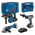 Pack 3 outils 18 v (gbh18 - 26 + gsr18 - 110 + gws 18 - 10) + 1 batterie procore 4 ah + 1 batterie procore ...