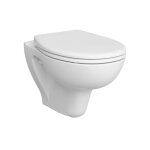 Pack wc suspendue s20 round sans bride abattant standard vitra 7644b003 - 6079