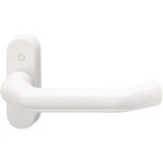 Paire de bquille sur rosace pour menuiserie mtallique blanc - hoppe - 521739