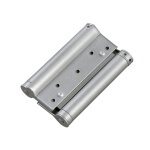 Paire de charnières double action liobex compact n°39 acier argent ? groom - gr127101 Paire de charnières double action liobex compact n°39 acier argent ? groom - gr127101